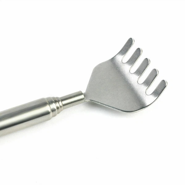 Metal Telescopic Retractable Back Scratcher Stainless Steel 16cm to 51cm UK