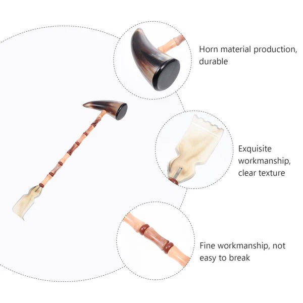Itchy Horns Neck Massager Extendable Back Scratcher Portable Body
