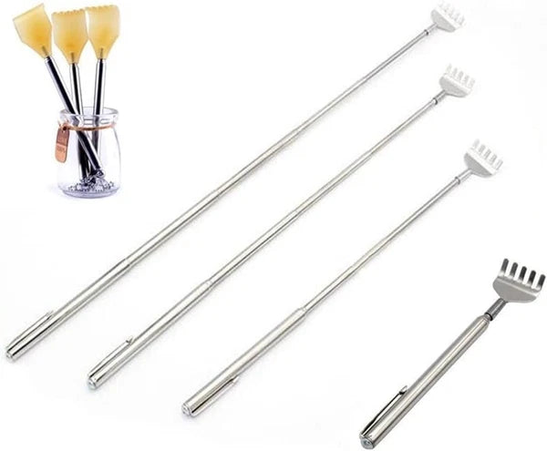 BEAR CLAW / RAKE BACK SCRATCHER Metal Extending Massager Telescopic Portable UK