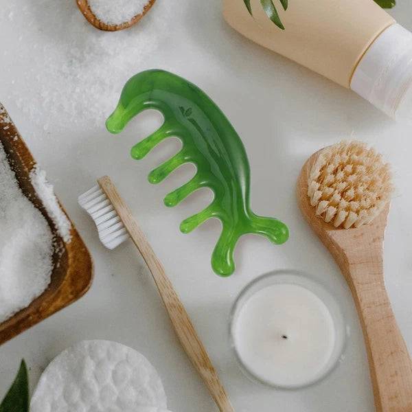 2 Pcs Scalp Massage Comb Head Scratcher Massager Multi-functional